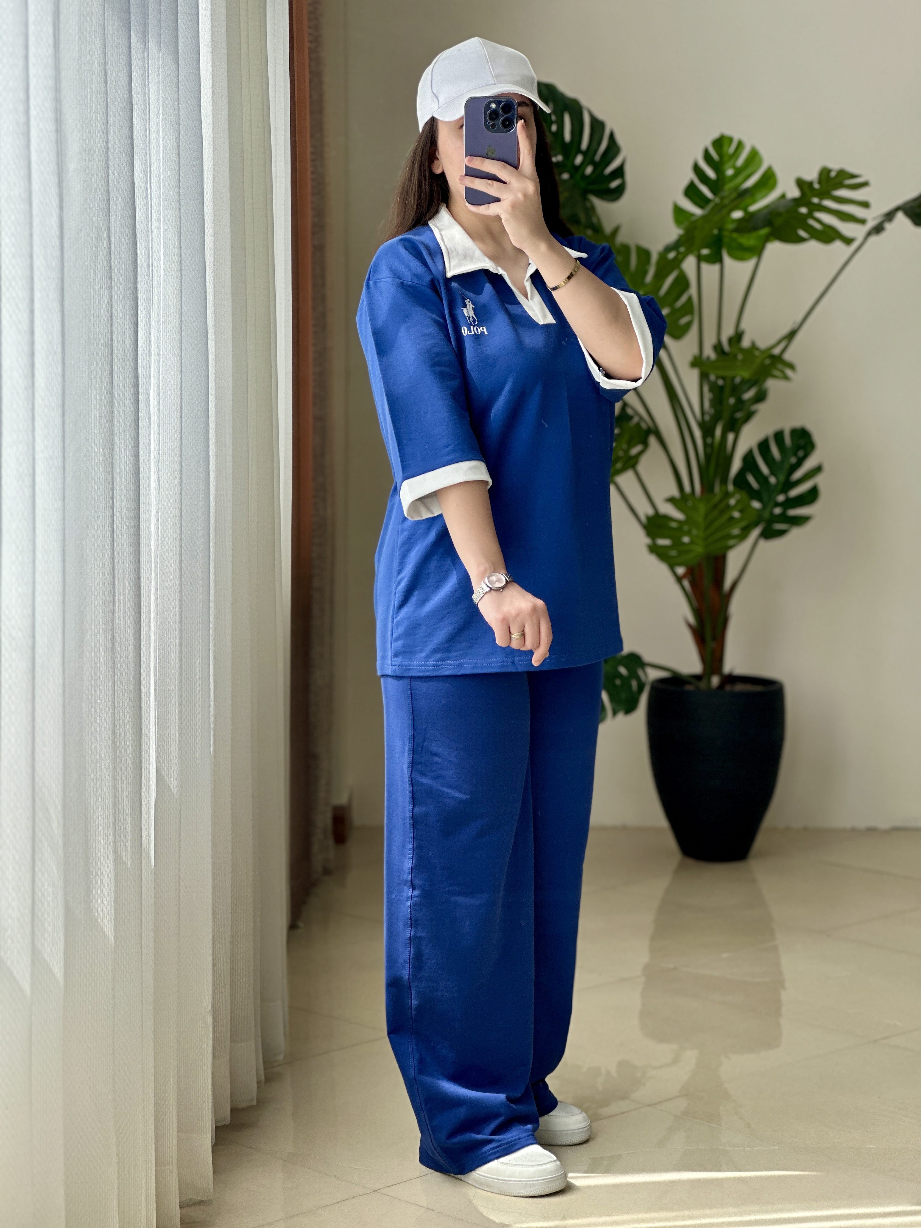 ست پولوشرت و شلوار زنانه کد۱۱۷